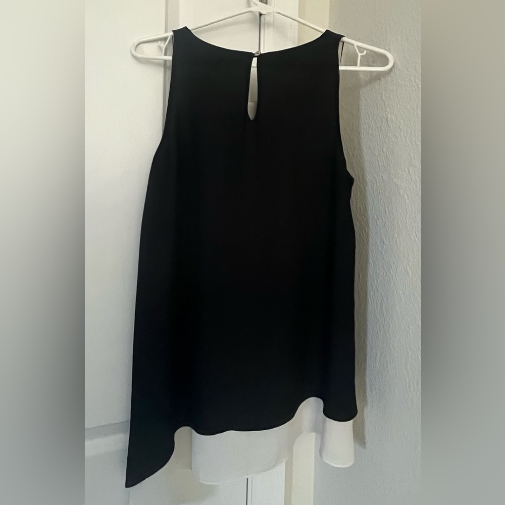Studio M sleeveless top black and white size Small - Picture 4 of 12